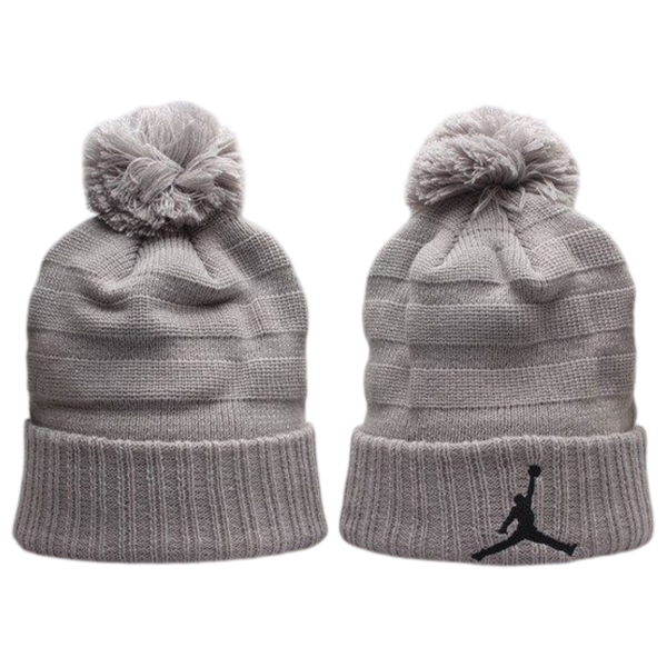 Шапка Jordan Beanie Cuffed POM Grey