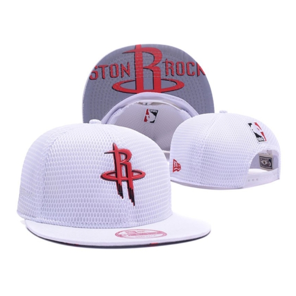 Снепбек Houston Rockets Cool Down White Trucker Mitchell & Ness